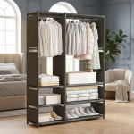 Perchero armario organizador de ropa 6 estantes