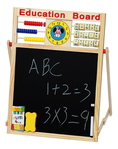 Pizarrón Pizarra Dual Magnética Atril Letras Numeros 32x44cm - Image 4