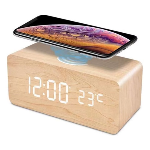 Reloj despertador digital inalámbrico