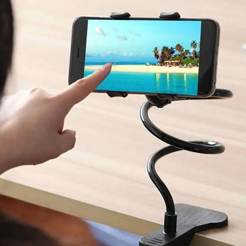 Soporte Con Brazo Flexible Para Celular 360 Y Pinza Broche - Imagen 28