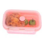 Taper Lunchera Plegable Portatil Vianda Comida Escuela S1809 - Imagen 6