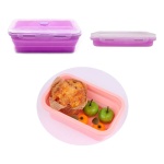 Taper Lunchera Plegable Portatil Vianda Comida Escuela S1809 - Imagen 17