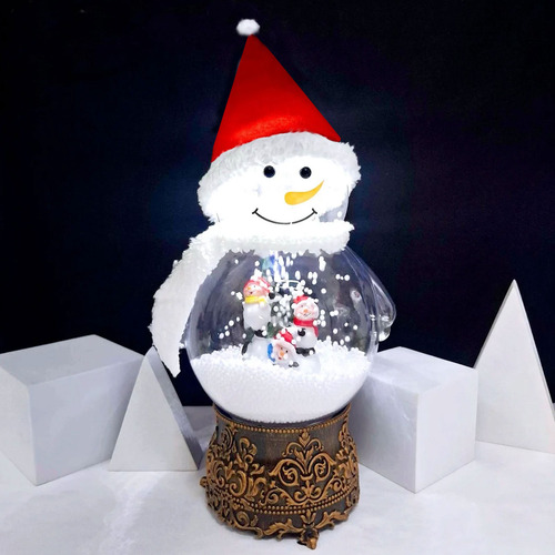 Muñeco de nieve adorno de navidad con música 25380 - Imagen 8