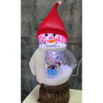 Muñeco de nieve adorno de navidad con música 25380 - Imagen 2