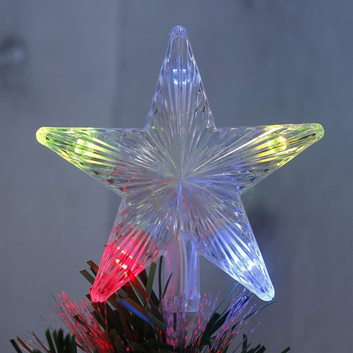 Árbol de navidad con estrella y luces LED RGB - Image 5