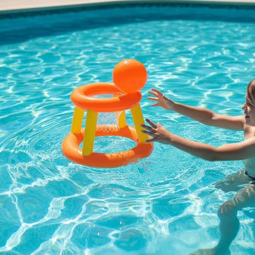 Aro de básquet inflable con pelota Jl077211npf - Image 3