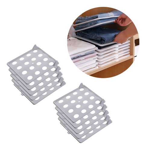Bandejas Organizadoras De Remeras Y Camisas X10 Para Placard - Image 10