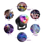 Bola esfera mágica LED RGB L-12 - Imagen 7