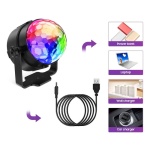 Bola esfera mágica LED RGB L-12 - Imagen 2