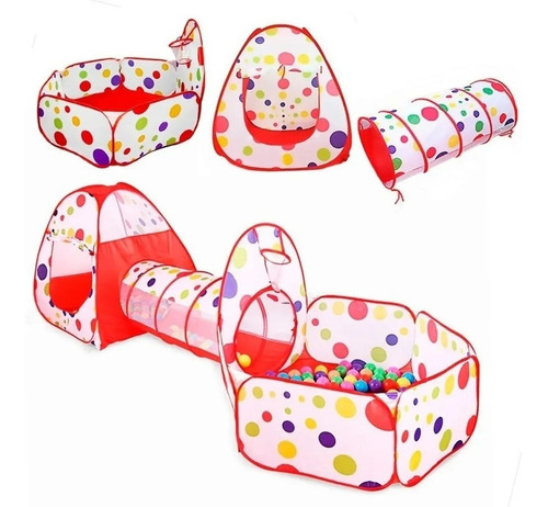Carpa Túnel Infantil Niños Pileta Pelotero Circuito Corral - Image 3