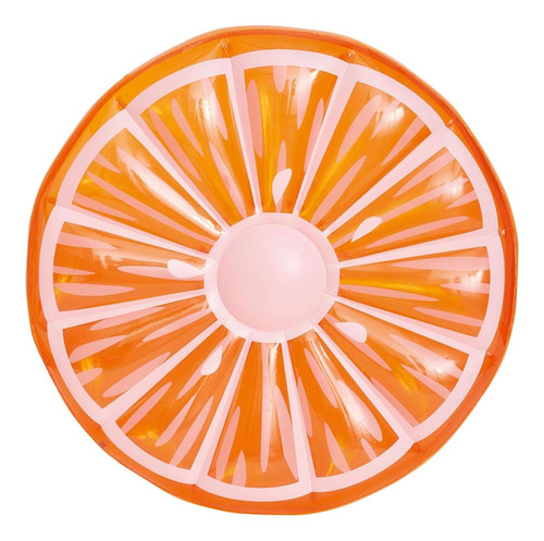 Colchoneta inflable naranja para pileta 18949 - Image 3