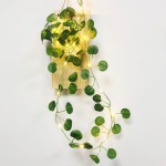 Cortina guirnalda luz LED con hojas manzano Sa1004 - Image 3