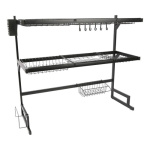 Escurridor seca platos organizador 3 niveles G2007 - Image 8