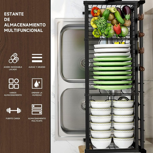 Escurridor seca platos organizador 3 niveles G2007 - Image 7