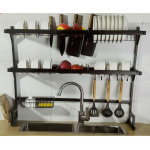 Escurridor seca platos organizador 3 niveles G2007 - Image 9