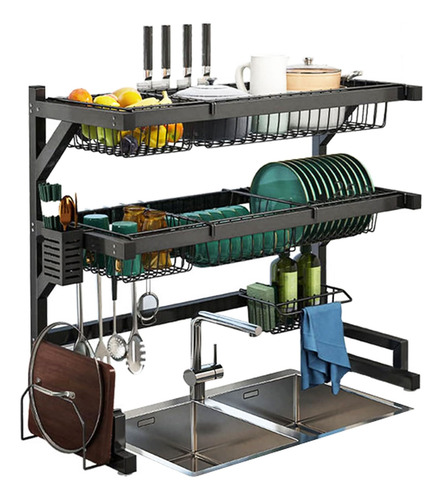 Escurridor seca platos organizador 3 niveles G2007