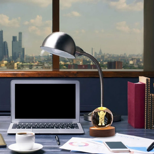 Esfera bola cristal lampara led 3d usb luz noche deco 0601 - Image 95