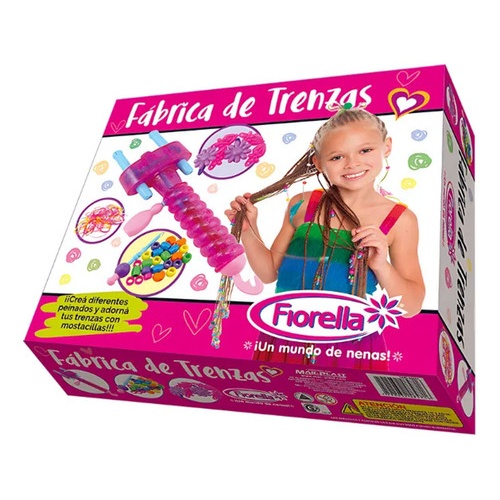 Máquina para armar trenzas infantil fiorella Tgh5