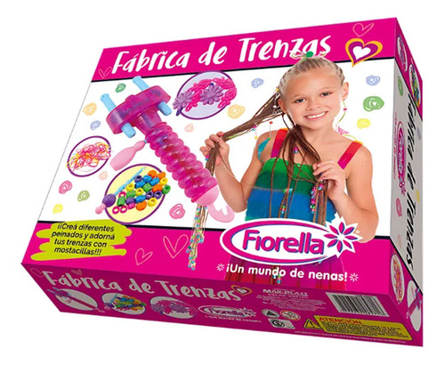 Máquina para armar trenzas infantil fiorella Tgh5