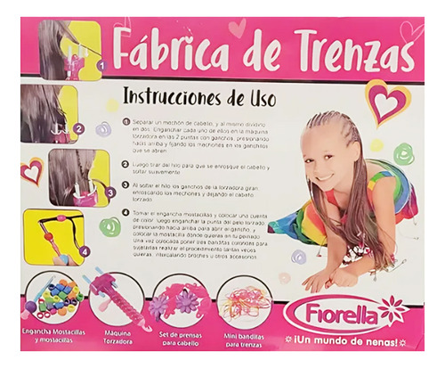 Máquina para armar trenzas infantil fiorella Tgh5 - Image 3