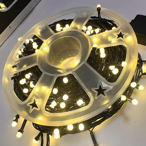 Guirnalda LED blanco cálido para navidad 50 metros El183 - Image 3
