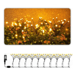 Guirnalda de luciérnagas luces 10 estacas con 60 bolas LED Lj40