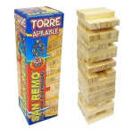 Jenga de madera juego de mesa Jen54 – zoom detalle