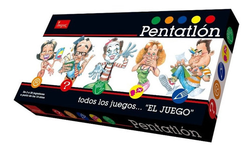 Juego Mesa Pentatlon Hogar Todos Los Juegos 5 Categorias - Image 1