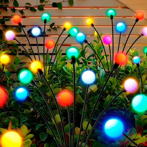 Luces Solares Led Multicolor Jardín Ramo Luciérnagas 550459 - Image 8