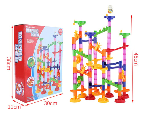 Laberinto de bolitas didáctico marble run 105 piezas 134765 – colores disponibles