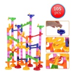 Laberinto de bolitas didáctico marble run 105 piezas 134765 – detalle del producto
