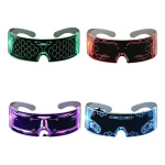 Lentes futuristas con luz LED Qq57 - Image 10