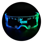 Lentes futuristas con luz LED Qq57 - Image 2