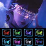 Lentes futuristas con luz LED Qq57 - Image 5
