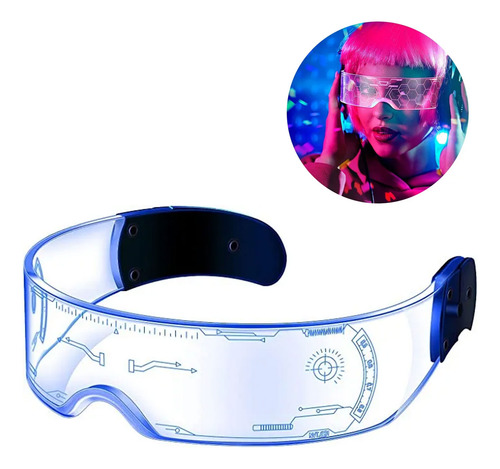 Lentes futuristas con luz LED Qq57 - Image 1