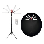 Luz led estrella 6 brazos flexibles trípode bl-06 mlpz