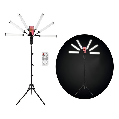 Luz led estrella 6 brazos flexibles trípode bl-06 mlpz