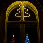 Luz pino LED colgante decoración para navidad Mt22 - Image 3