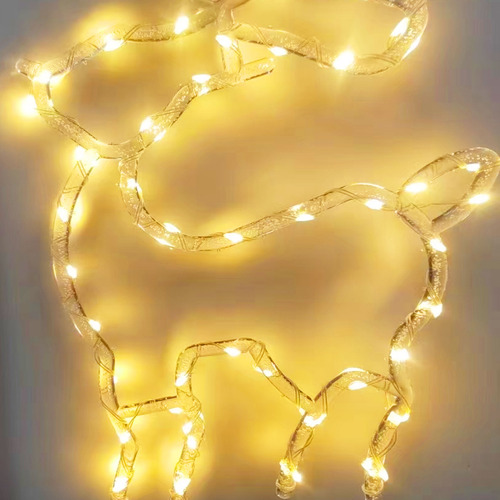 Luz Reno Led Decoración Navidad Colgante Usb Hogar Casa Mt23 - Image 2