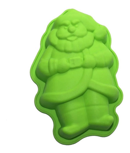 Molde de silicona navideño con forma de Papá Noel