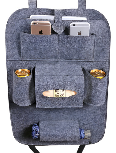 Organizador De Asiento Para Auto  Porta Objetos  Botellas - Image 4