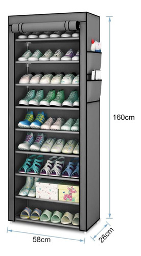 Cabina organizador de zapatillas 10 estantes - Image 26