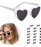 Pack X20 lentes en forma de corazón para fiesta Co20