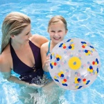 Pelota inflable con lunares para playa y pileta 22971 - Image 4