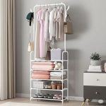 Perchero metálico organizador con 5 estantes - Image 7