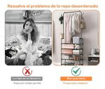 Perchero metálico organizador con 5 estantes - Image 9