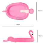Pileta flamenco inflable infantil con tobogán 22962 - Image 6