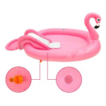 Pileta flamenco inflable infantil con tobogán 22962 - Image 5