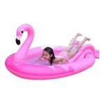 Pileta flamenco inflable infantil con tobogán 22962 - Image 3