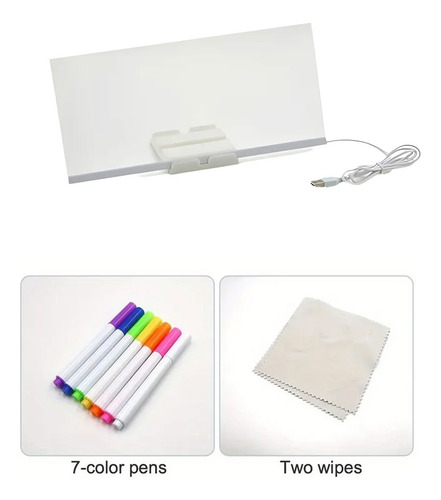 Pizarra acrílica mágica luminosa luz LED 60243 - Image 3